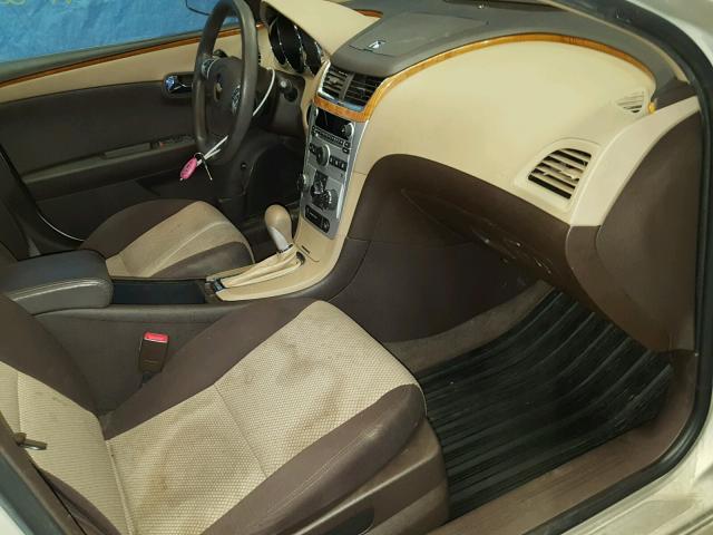 1G1ZC5EB8AF316694 - 2010 CHEVROLET MALIBU 1LT GOLD photo 5