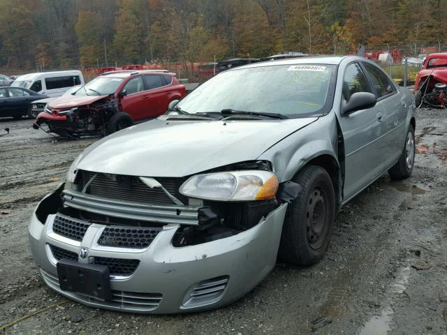 1B3EL46T75N609958 - 2005 DODGE STRATUS SX SILVER photo 2