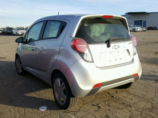 KL8CB6S94EC482010 - 2014 CHEVROLET SPARK LS SILVER photo 3