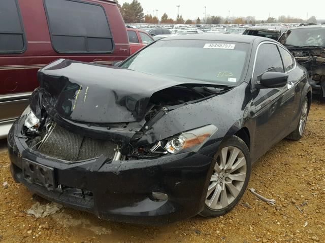 1HGCS21889A008590 - 2009 HONDA ACCORD EXL BLACK photo 2