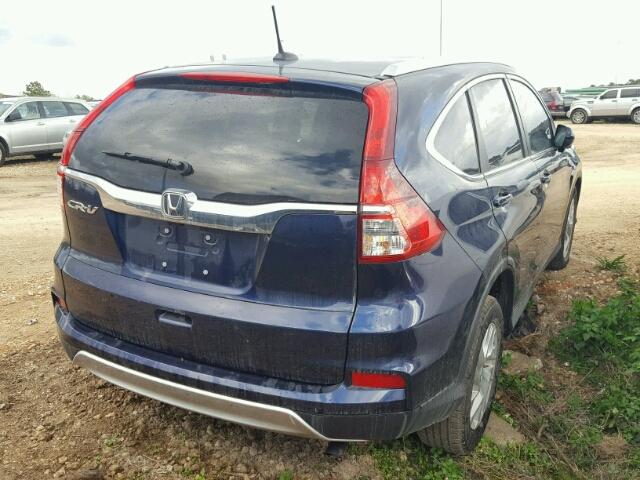 5J6RM3H71GL026494 - 2016 HONDA CR-V EXL BLUE photo 4