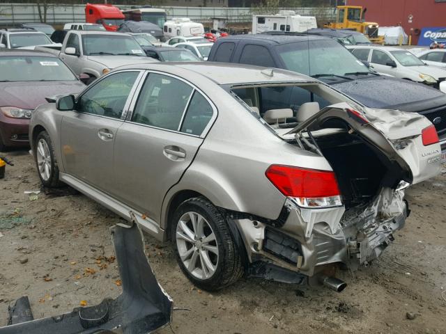 4S3BMBC69E3036946 - 2014 SUBARU LEGACY 2.5 BEIGE photo 3