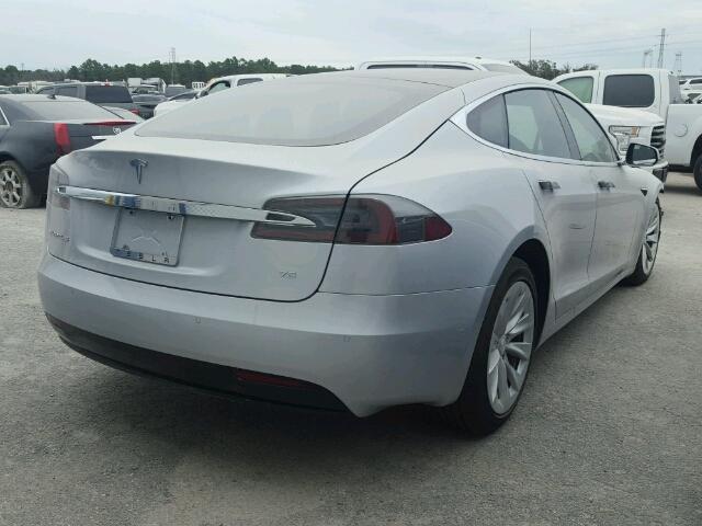 5YJSA1E13HF218539 - 2017 TESLA MODEL S SILVER photo 4