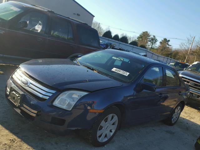 3FAFP07Z26R123095 - 2006 FORD FUSION SE BLUE photo 2