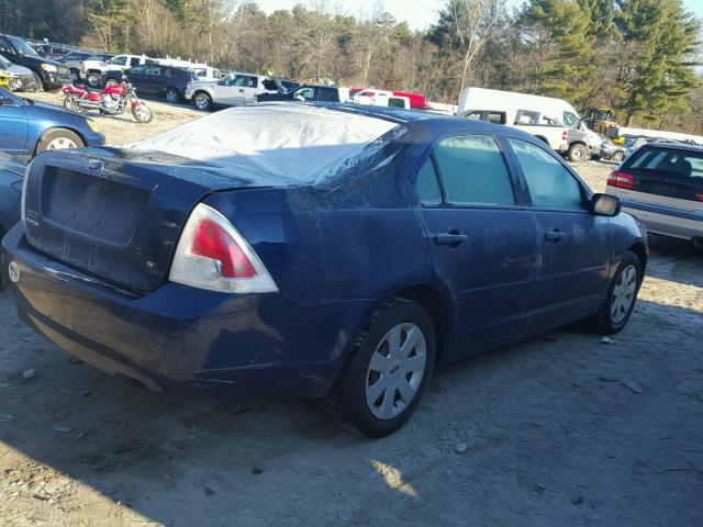 3FAFP07Z26R123095 - 2006 FORD FUSION SE BLUE photo 4