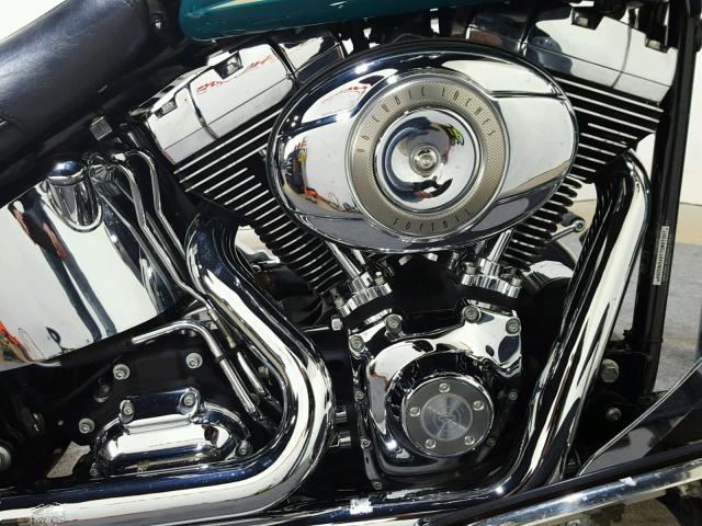 1HD1BW5119Y040264 - 2009 HARLEY-DAVIDSON FLSTC BLUE photo 11