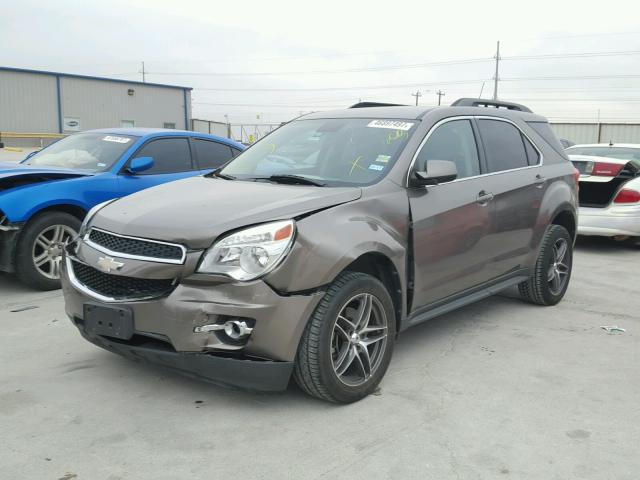 2GNFLPE56C6270755 - 2012 CHEVROLET EQUINOX LT BROWN photo 2