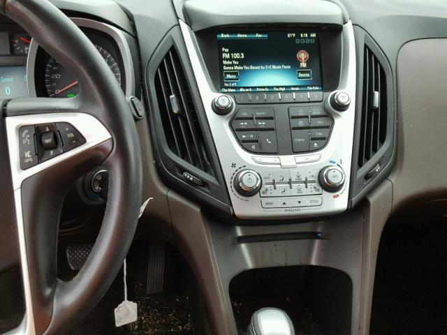 2GNFLPE56C6270755 - 2012 CHEVROLET EQUINOX LT BROWN photo 9