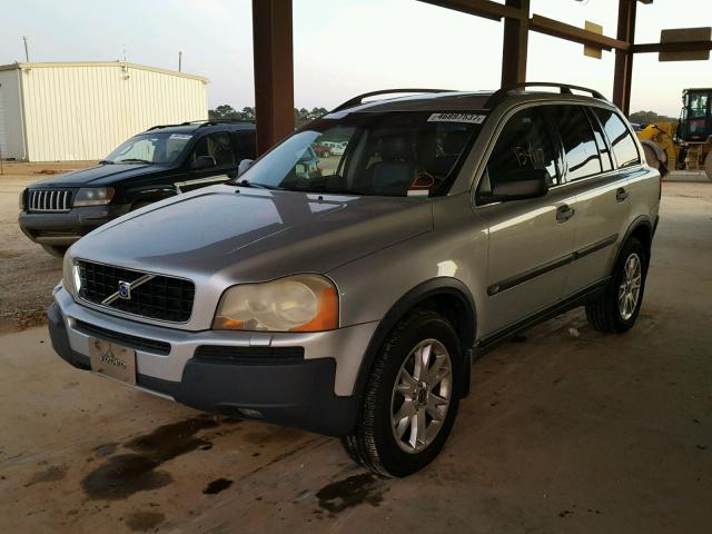 YV1CY59H641047278 - 2004 VOLVO XC90 SILVER photo 2