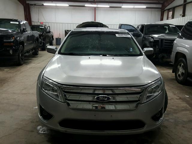 3FAHP0JA9AR307583 - 2010 FORD FUSION SEL SILVER photo 9