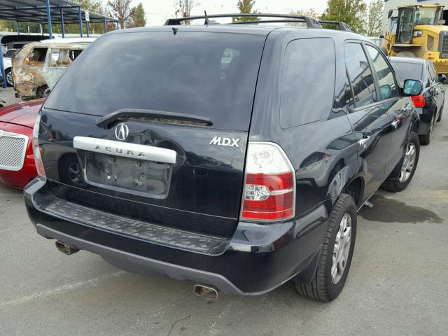 2HNYD18976H516709 - 2006 ACURA MDX TOURIN BLACK photo 4