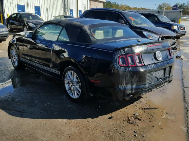 1ZVBP8EM6E5261641 - 2014 FORD MUSTANG BLACK photo 3