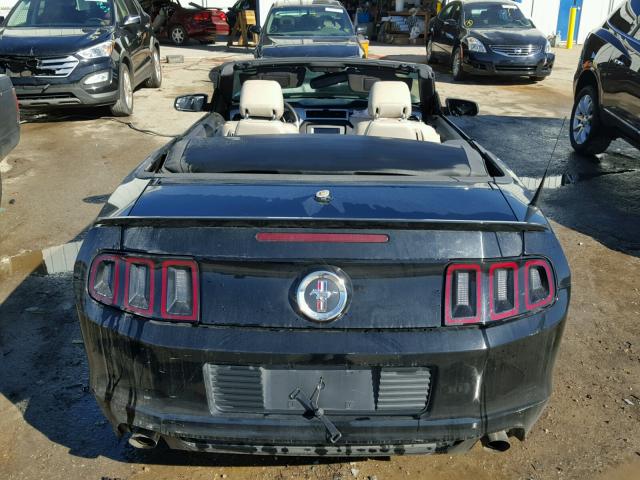 1ZVBP8EM6E5261641 - 2014 FORD MUSTANG BLACK photo 9