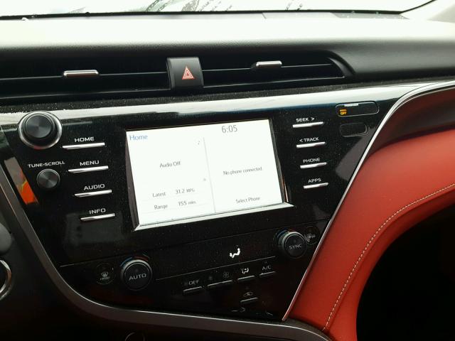 4T1B61HK8JU128415 - 2018 TOYOTA CAMRY XSE GRAY photo 9