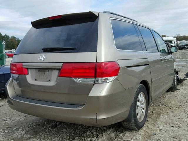 5FNRL3H77AB109477 - 2010 HONDA ODYSSEY EX GOLD photo 4