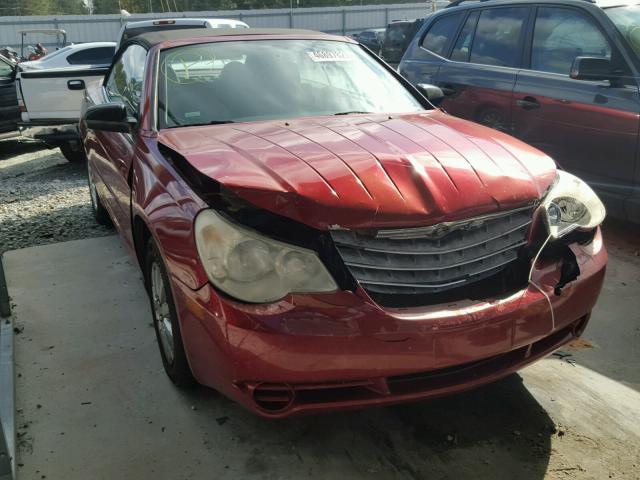 1C3LC45K78N224553 - 2008 CHRYSLER SEBRING RED photo 1