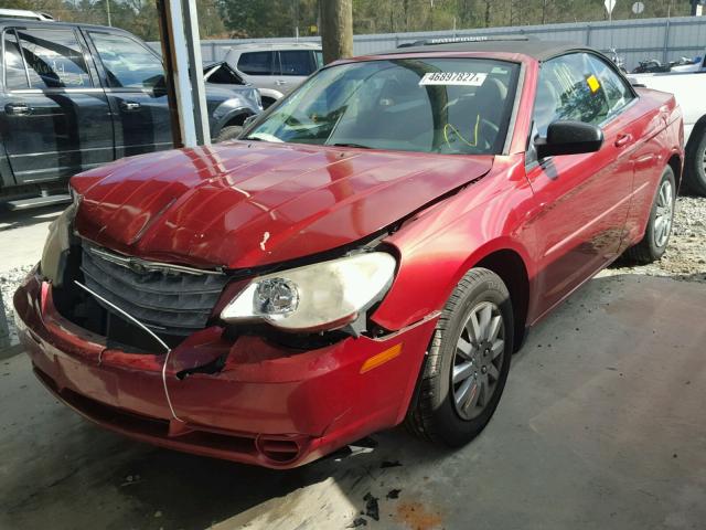 1C3LC45K78N224553 - 2008 CHRYSLER SEBRING RED photo 2