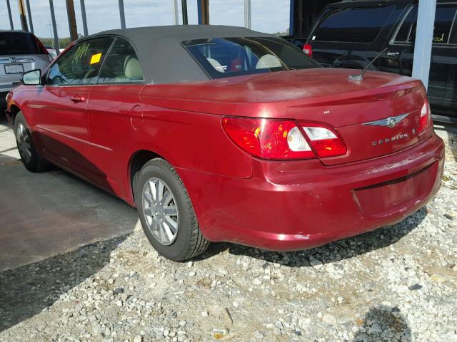 1C3LC45K78N224553 - 2008 CHRYSLER SEBRING RED photo 3