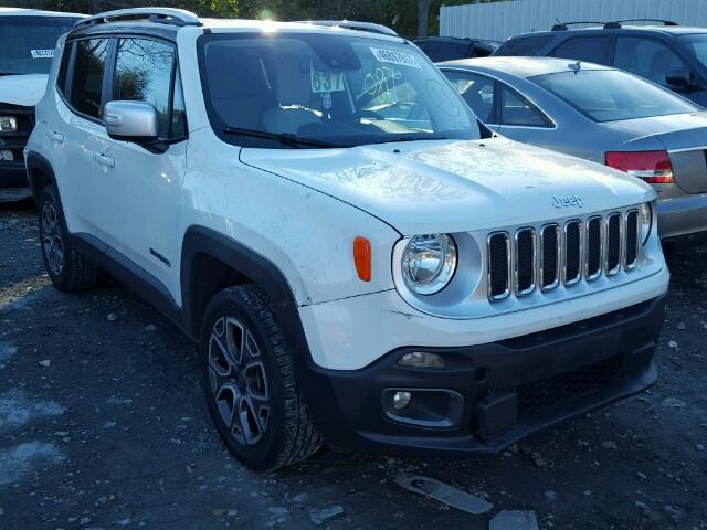 ZACCJBDT3FPB23515 - 2015 JEEP RENEGADE L WHITE photo 1