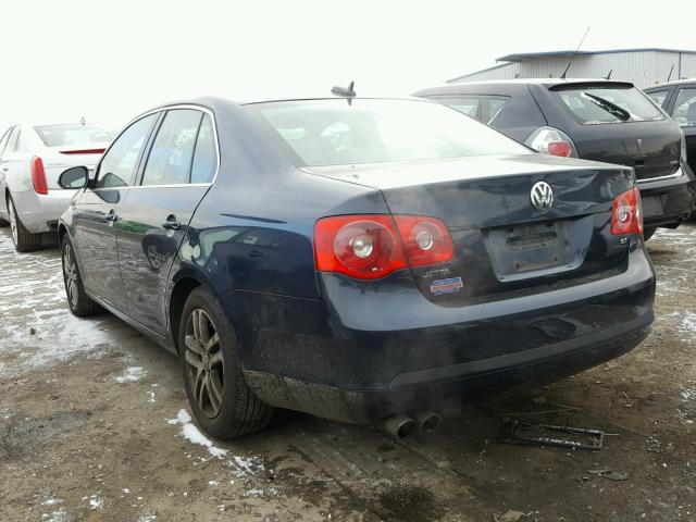 3VWDF71K65M605912 - 2005 VOLKSWAGEN NEW JETTA BLUE photo 3