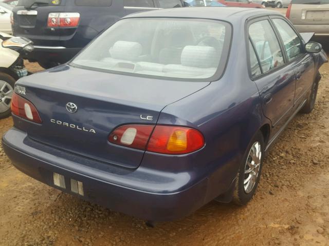 2T1BR12E9XC153084 - 1999 TOYOTA COROLLA VE BLUE photo 4