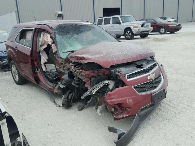 2CNFLCEW6A6224121 - 2010 CHEVROLET EQUINOX LS RED photo 1