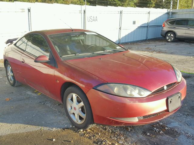 1ZWFT61L2Y5647598 - 2000 MERCURY COUGAR V6 RED photo 1