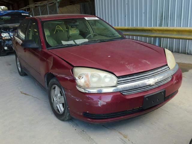 1G1ZT52885F117367 - 2005 CHEVROLET MALIBU LS MAROON photo 1