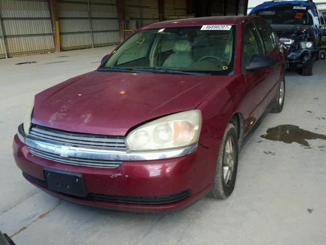 1G1ZT52885F117367 - 2005 CHEVROLET MALIBU LS MAROON photo 2