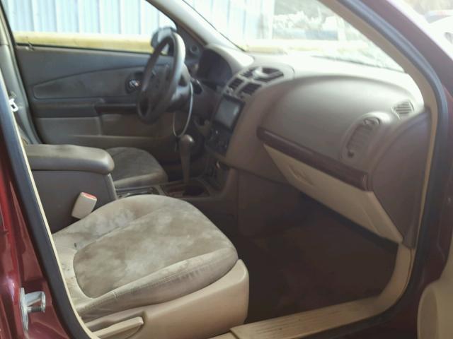 1G1ZT52885F117367 - 2005 CHEVROLET MALIBU LS MAROON photo 5