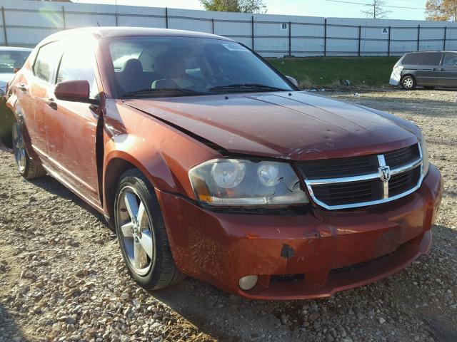 1B3LC76M08N236851 - 2008 DODGE AVENGER R/ ORANGE photo 1