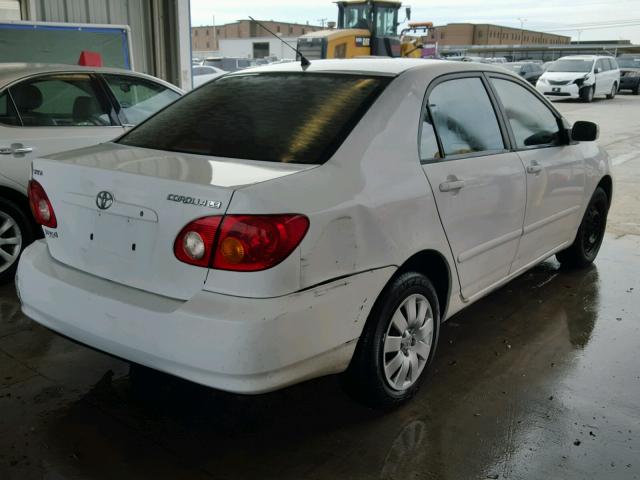 2T1BR32EX4C281597 - 2004 TOYOTA COROLLA CE WHITE photo 4