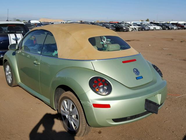 3VWPF31Y18M419368 - 2008 VOLKSWAGEN NEW BEETLE 绿色 照片 3