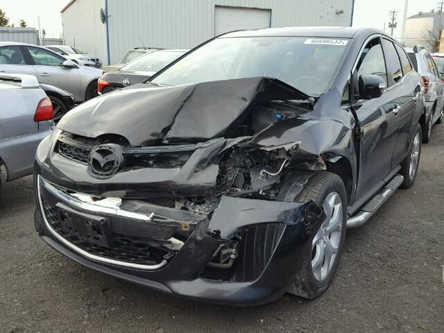 JM3ER4W38A0327310 - 2010 MAZDA CX-7 BLACK photo 2