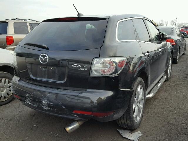 JM3ER4W38A0327310 - 2010 MAZDA CX-7 BLACK photo 4