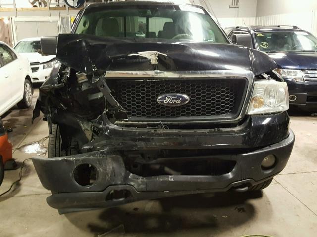 1FTPW14566FA14337 - 2006 FORD F150 SUPER BLACK photo 9