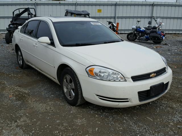 2G1WT58NX89221307 - 2008 CHEVROLET IMPALA LT WHITE photo 1