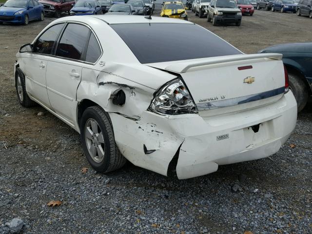 2G1WT58NX89221307 - 2008 CHEVROLET IMPALA LT WHITE photo 3