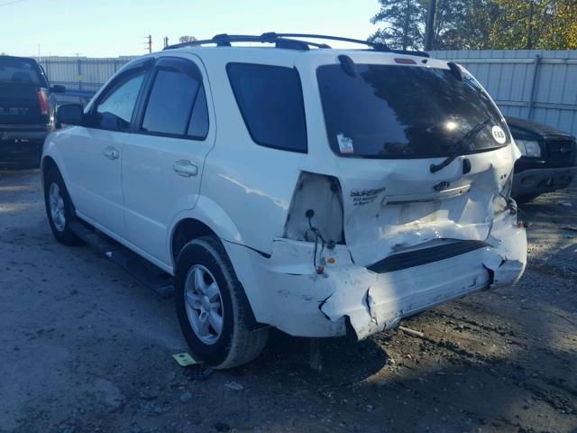 KNDJD733565641292 - 2006 KIA SORENTO EX WHITE photo 3