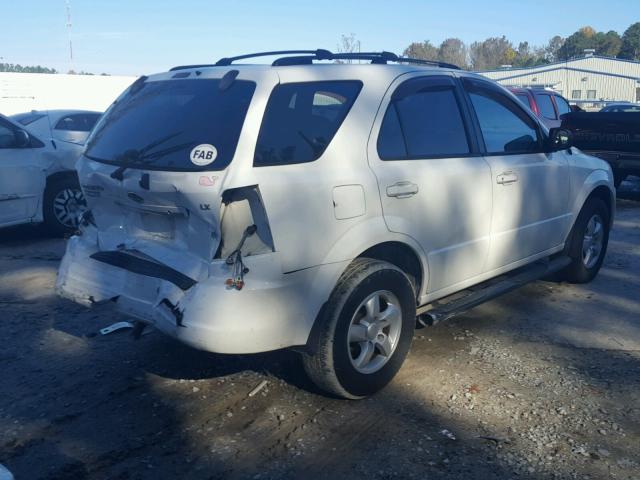 KNDJD733565641292 - 2006 KIA SORENTO EX WHITE photo 4