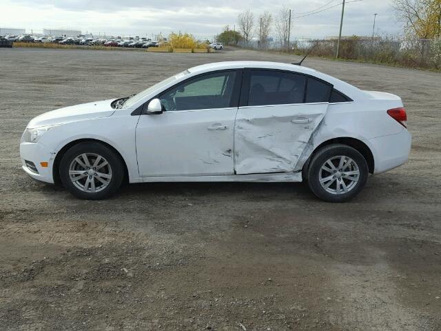 1G1PF5S91B7168805 - 2011 CHEVROLET CRUZE LT WHITE photo 9