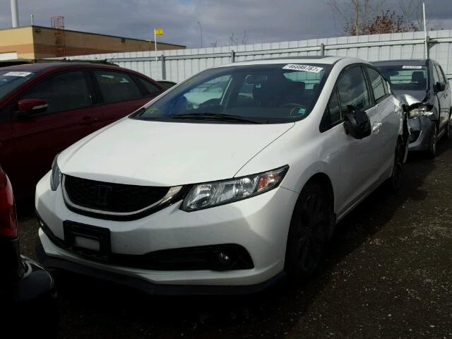 2HGFB6E5XDH200401 - 2013 HONDA CIVIC SI WHITE photo 2