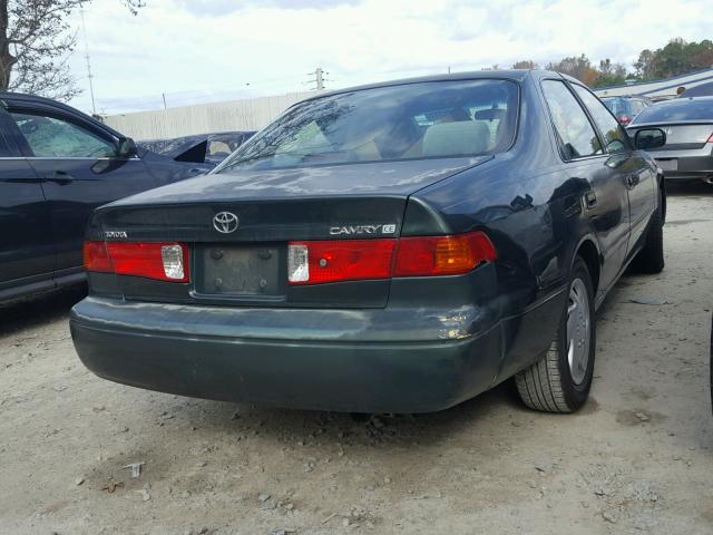 4T1BG22K31U791239 - 2001 TOYOTA CAMRY CE GREEN photo 4