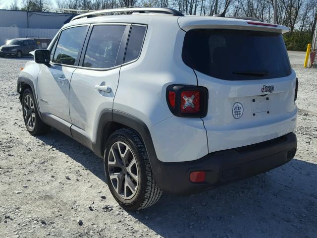 ZACCJABT8FPB25130 - 2015 JEEP RENEGADE L WHITE photo 3