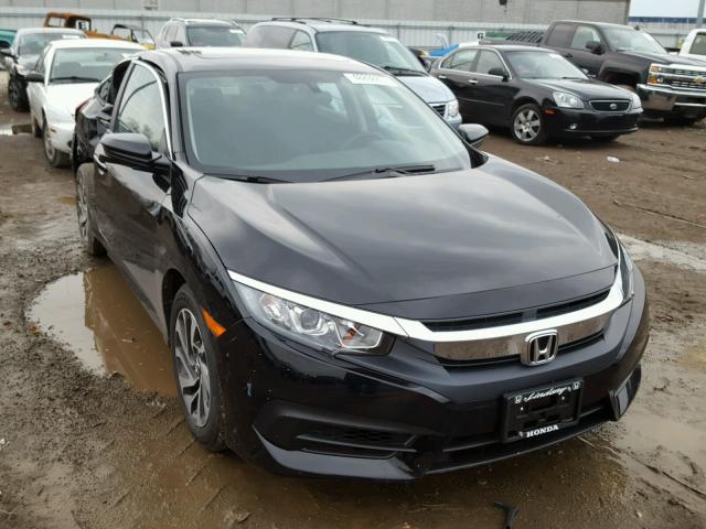 19XFC2F70HE081831 - 2017 HONDA CIVIC EX BLACK photo 1