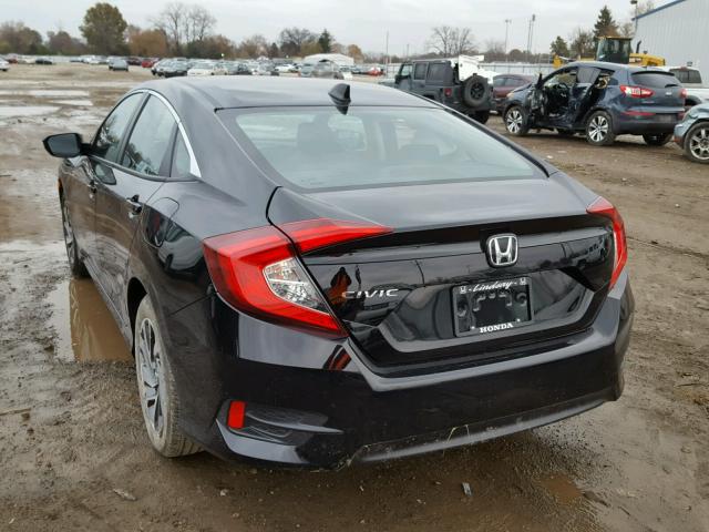 19XFC2F70HE081831 - 2017 HONDA CIVIC EX BLACK photo 3