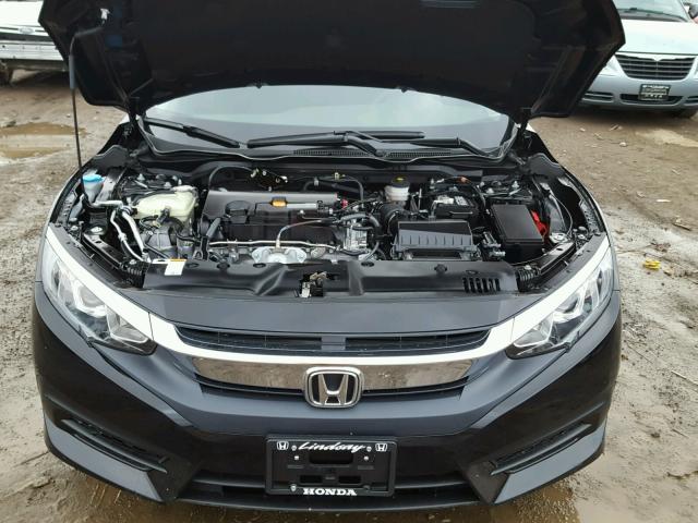 19XFC2F70HE081831 - 2017 HONDA CIVIC EX BLACK photo 7