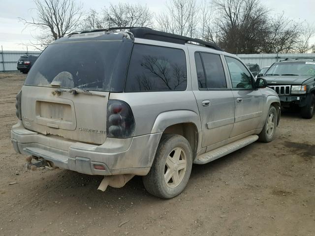 1GNET16S536133499 - 2003 CHEVROLET TRAILBLAZE SILVER photo 4