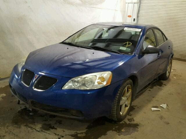 1G2ZG58N974158585 - 2007 PONTIAC G6 BASE BLUE photo 2