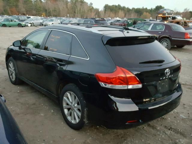 4T3BA3BB7BU020802 - 2011 TOYOTA VENZA BASE BLACK photo 3